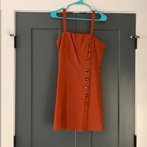 Burnt Orange mini dress!